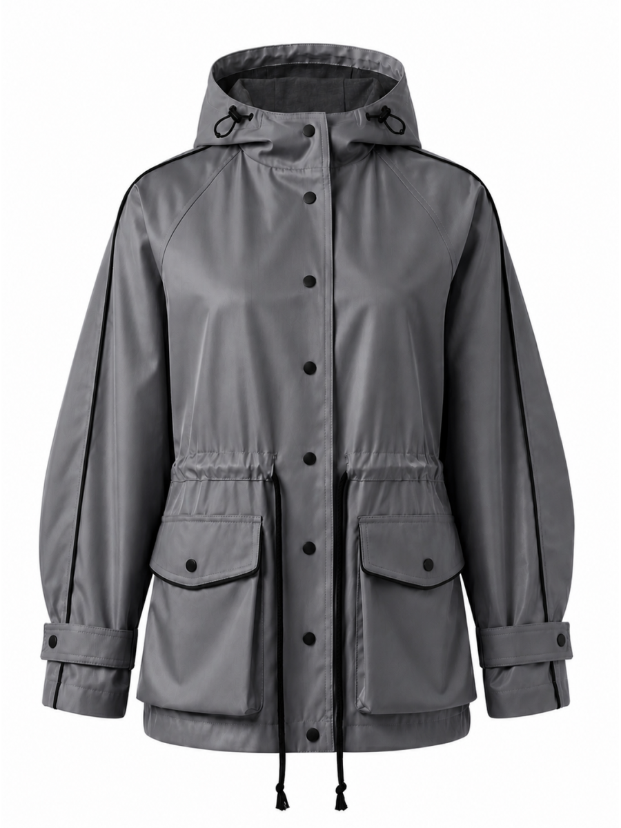 WATERPROOF ALL SEASON PARKA “SHIMMER GREY” WATERPROOF ALL SEASON PARKA “SHIMMER GREY”