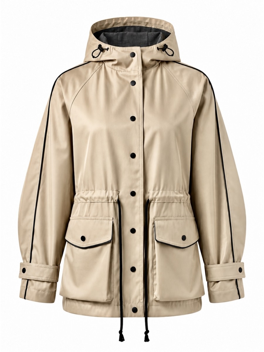 WATERPROOF ALL SEASON PARKA “GOLD NUDE” WATERPROOF ALL SEASON PARKA “GOLD NUDE”