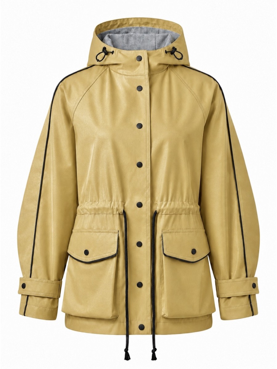 WATERPROOF ALL SEASON PARKA “GOLD YELLOW” WATERPROOF ALL SEASON PARKA “GOLD YELLOW”