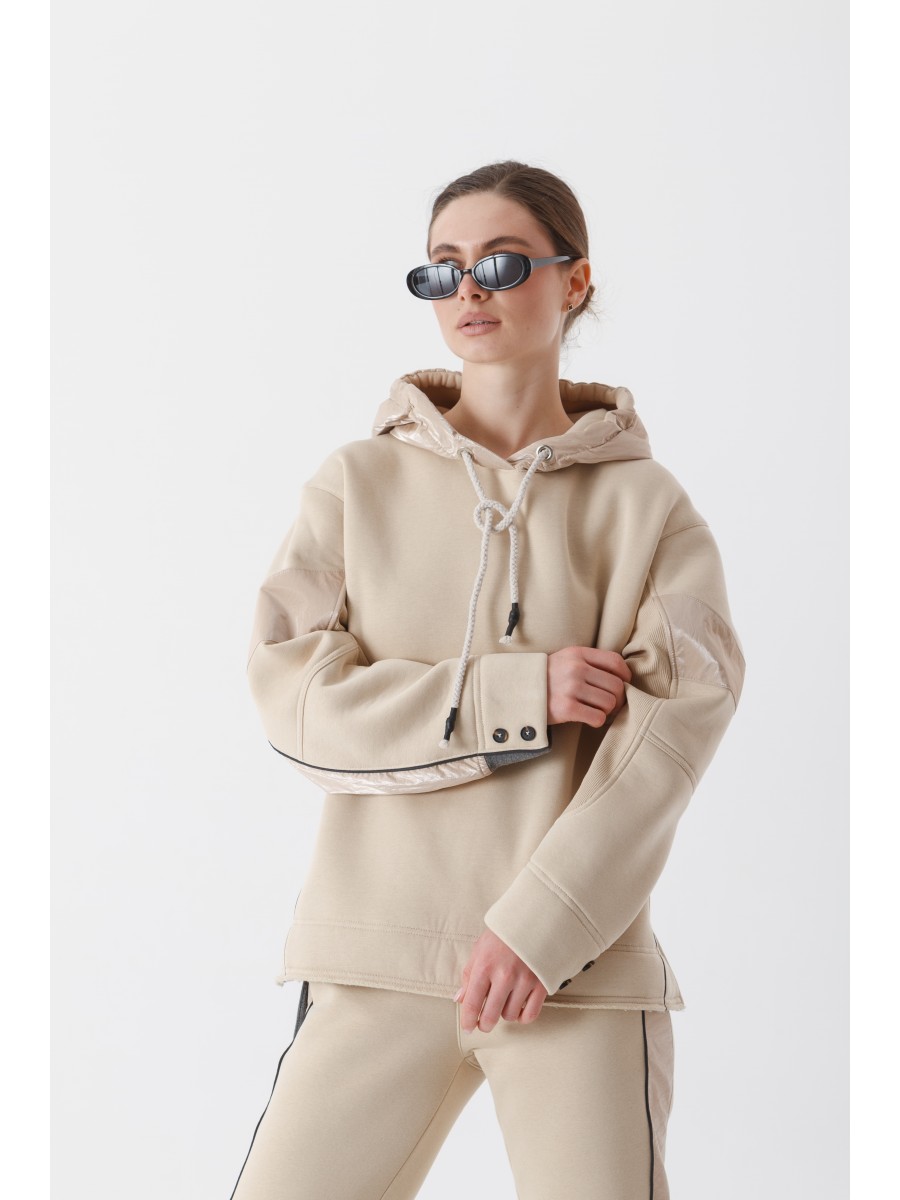 Hoodie PINK PROTECTION made of warm cotton and pink membrane Hoodie PINK PROTECTION made of warm cotton and pink membrane