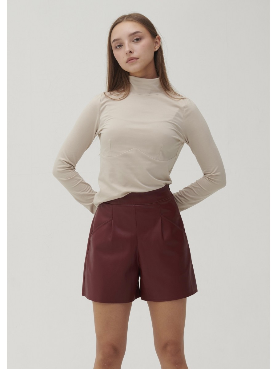 ECO LEATHER SHORTS ECO LEATHER SHORTS