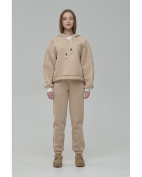 BEIGE HODIE SET BEIGE HODIE SET