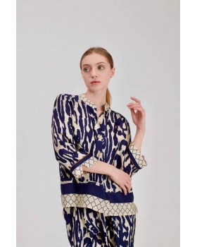 BLUE LEO SILK SET BLUE LEO SILK SET