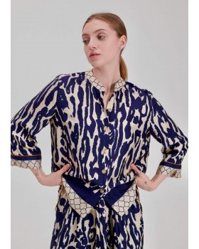 BLUE LEO SILK SET BLUE LEO SILK SET