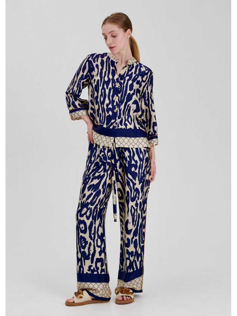 BLUE LEO SILK SET BLUE LEO SILK SET