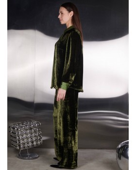 VELVET ARMY GREEN SET VELVET ARMY GREEN SET