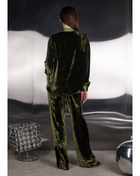 VELVET ARMY GREEN SET VELVET ARMY GREEN SET