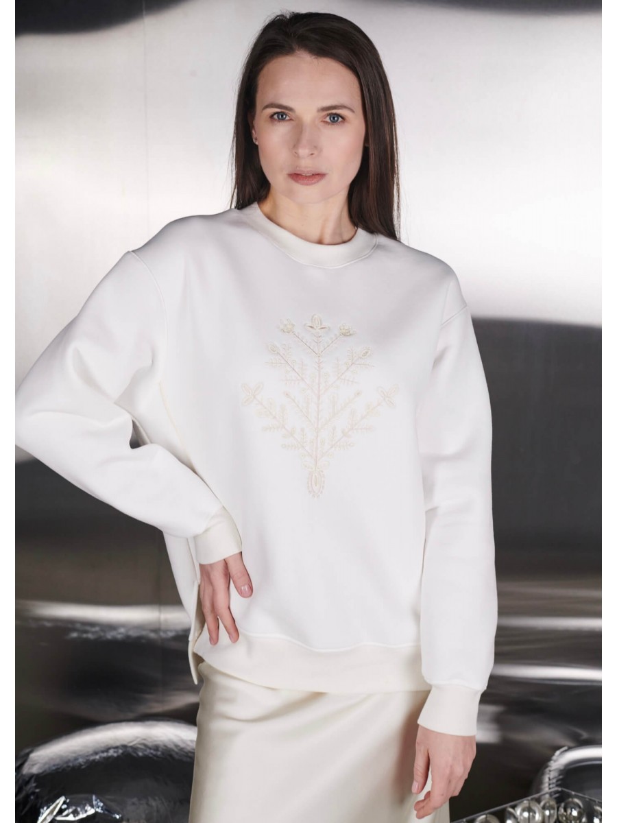 TREE OF LIFE SWEATSHIRT MILK TREE OF LIFE SWEATSHIRT MILK