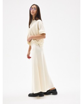 SKIRT SILK PEARL