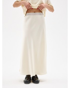 SKIRT SILK PEARL