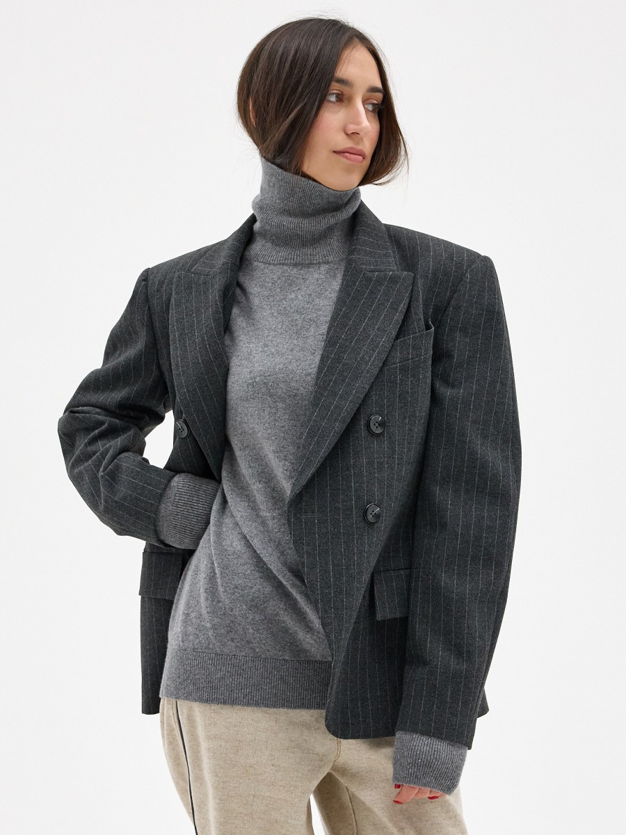 GREY WOOL JACKET