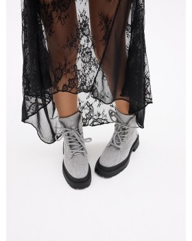 WOOL BOOTS GREY WOOL BOOTS GREY