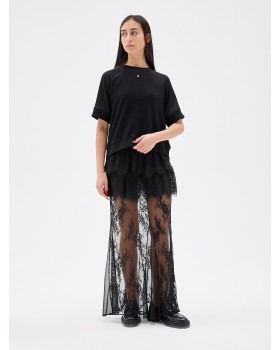 T-SHIRT SICILY SILK BLACK