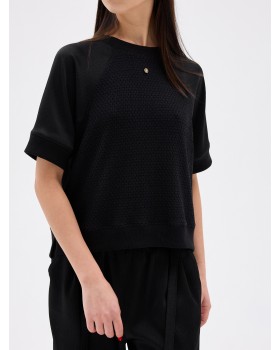 T-SHIRT SICILY SILK BLACK