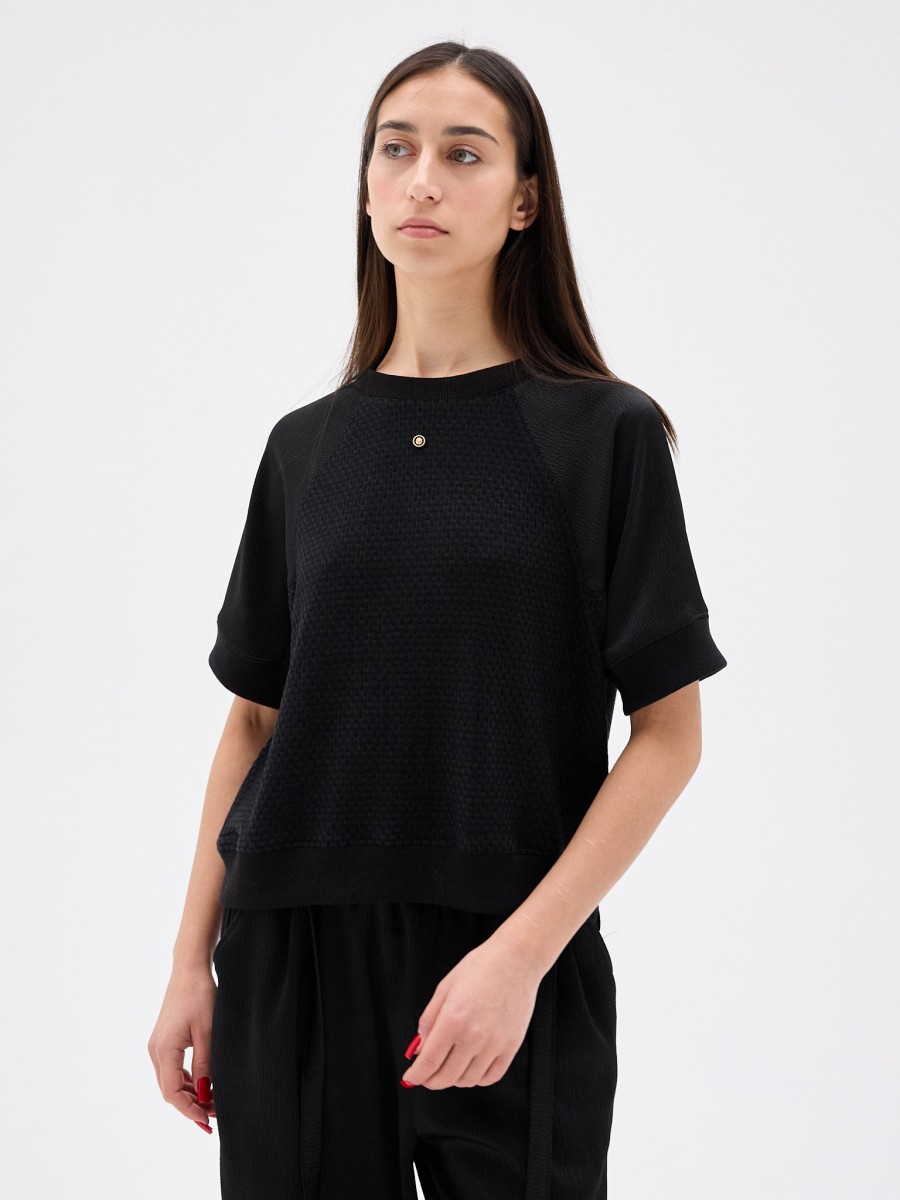 T-SHIRT SICILY SILK BLACK