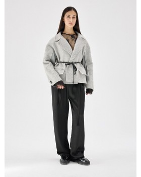 TRENCH -BOMBER GREY TRENCH -BOMBER GREY