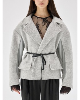 TRENCH -BOMBER GREY TRENCH -BOMBER GREY