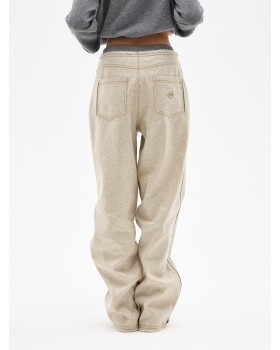 FREE PANTS BEIGE LINO WOOL FREE PANTS BEIGE LINO WOOL